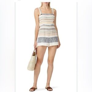 Slate & a willow romper EUC